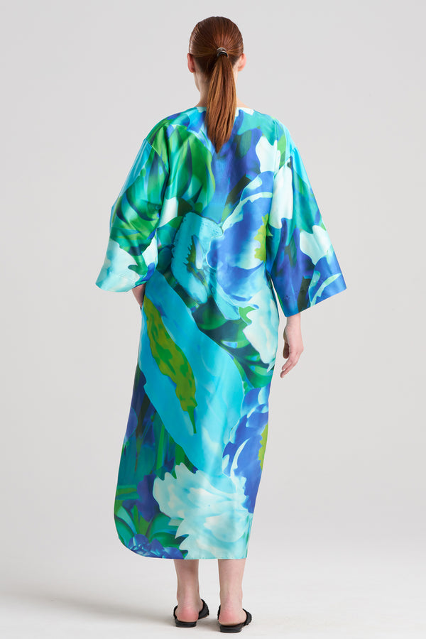 Natori Garbo Caftan Blue Multi