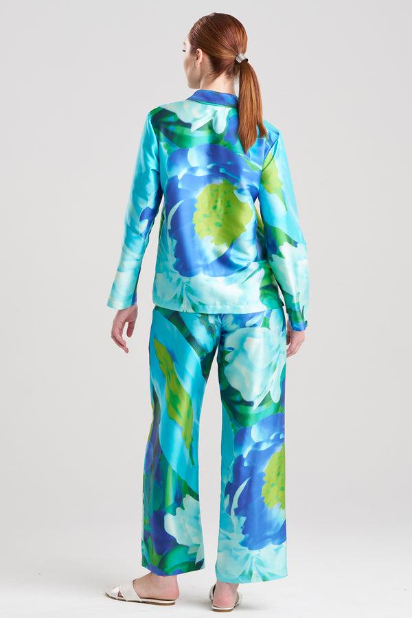 Natori Garbo Notch PJ Blue Multi