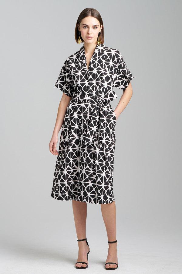 natori Geo Dress Black