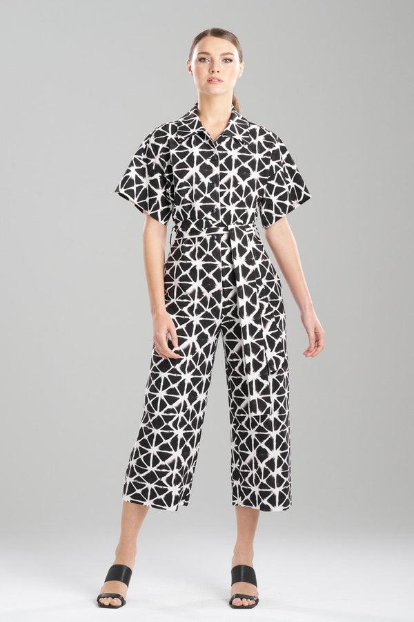 Natori Geo Jumpsuit Black