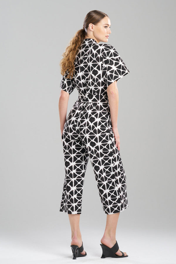 Natori Geo Jumpsuit Black
