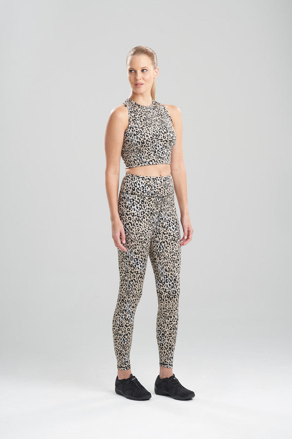 Natori Getaway Jacquard Leggings Natural Black