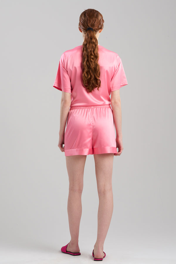 Natori Glamour Drawstring Shorts Flamingo