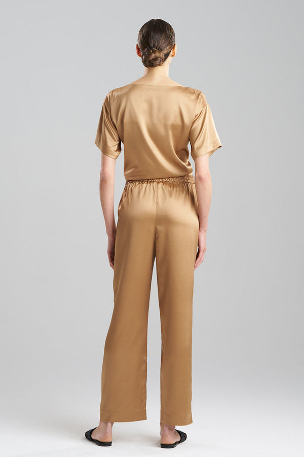 Natori Glamour Straight Leg Pants Toffee