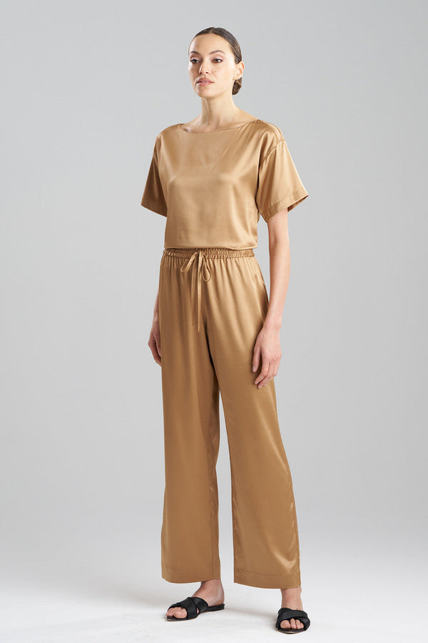 natori Glamour Straight Leg Pants Toffee