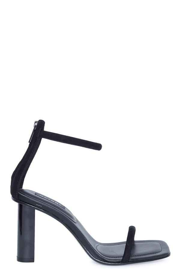 Natori Glow Suede Sandal Black Suede