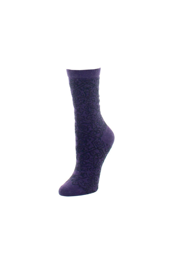 natori Gobi Textile Socks Deep Plum