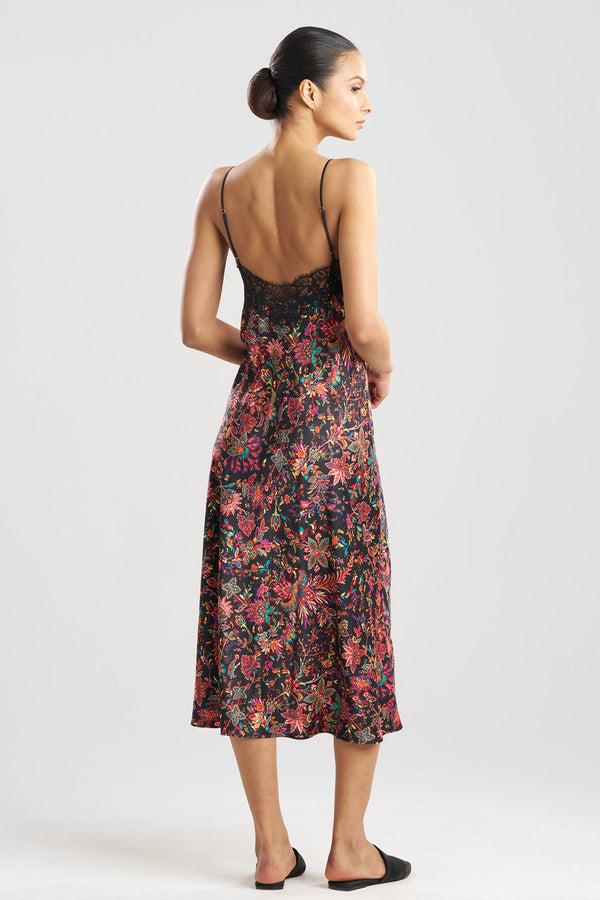 Natori Granada Slip Dress Black Multi