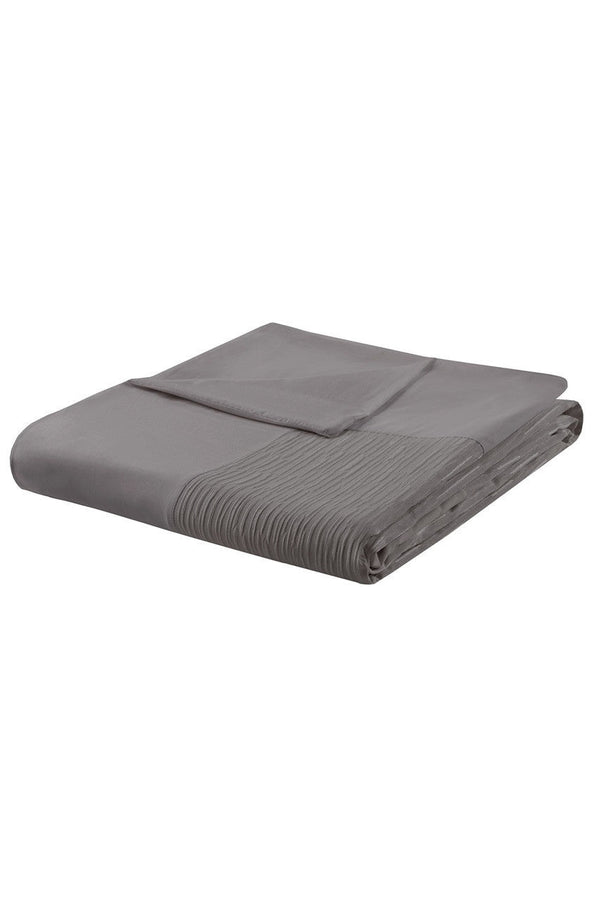 Natori Hanae Gray Duvet Cover Set Gray