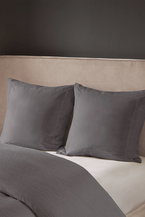 Natori Hanae Gray Euro Sham Gray
