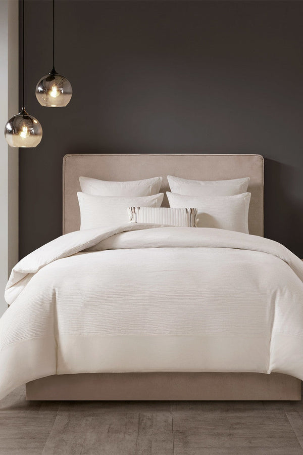 Natori Hanae White Embroidered Oblong Pillow Multi