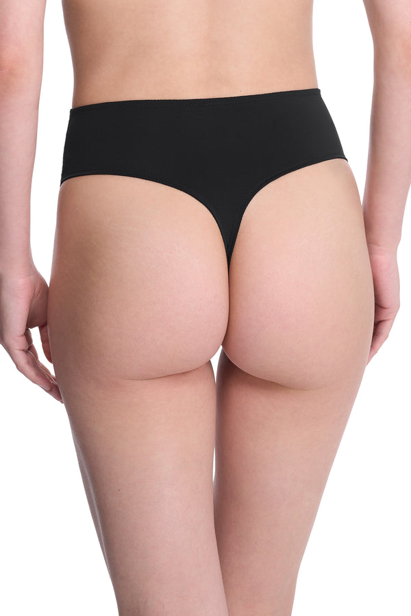 Natori Harmony High Rise Thong Black