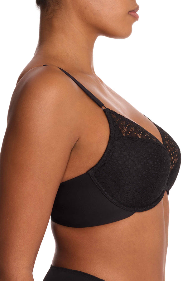 Natori Harmony Smooth Back Underwire Bra Black