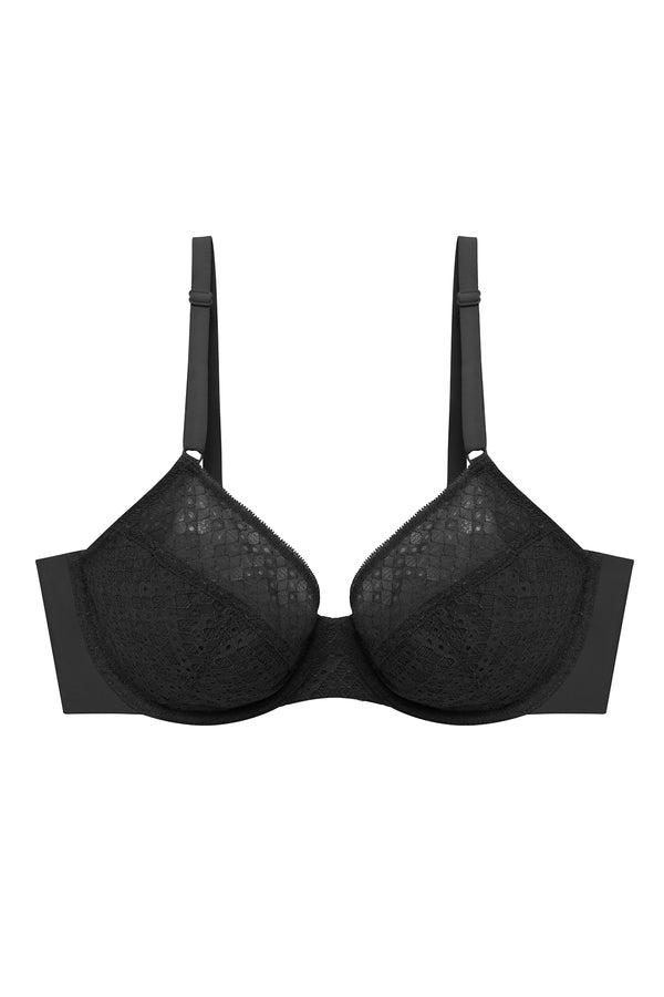 natori Harmony Smooth Back Underwire Bra Black