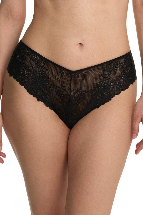 Natori Heavenly High Cut Bikini Black