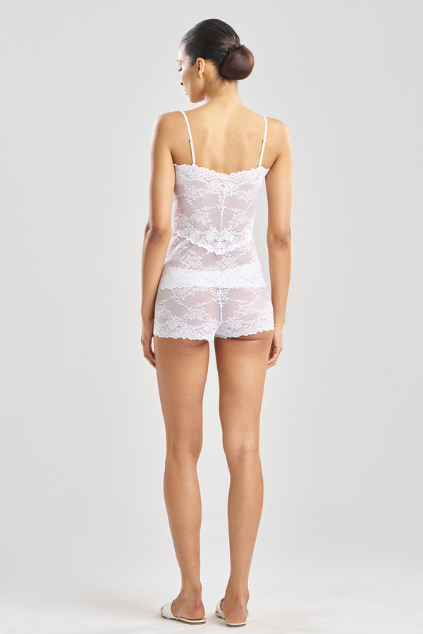 Natori Heavenly Lace Cami White