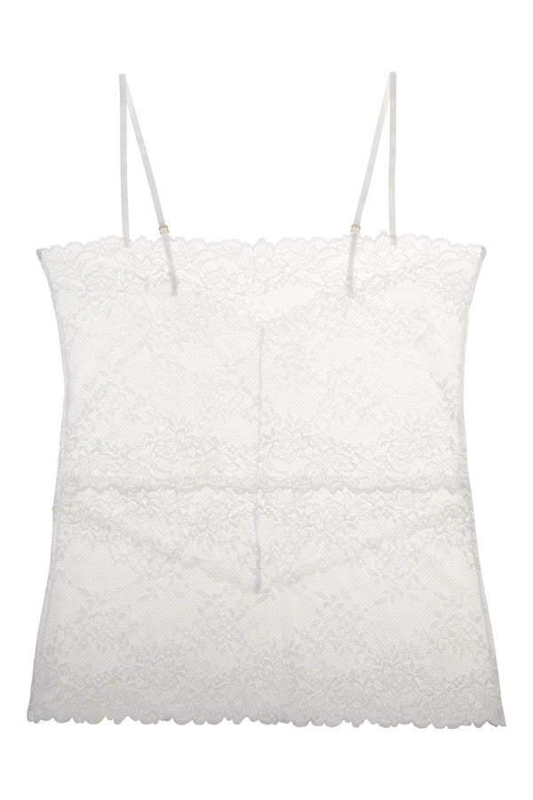 Natori Heavenly Lace Cami White