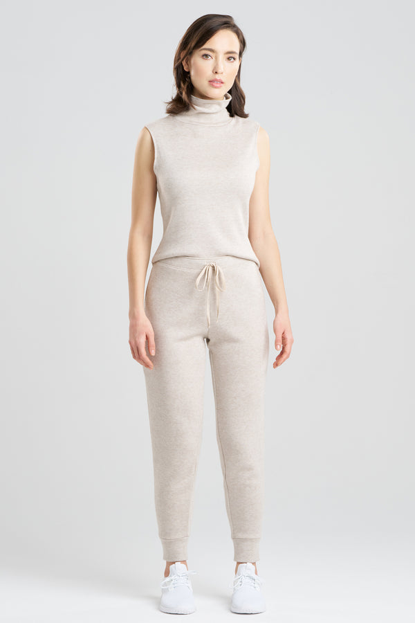 Natori Himalaya Sweater Knit Joggers Cashmere