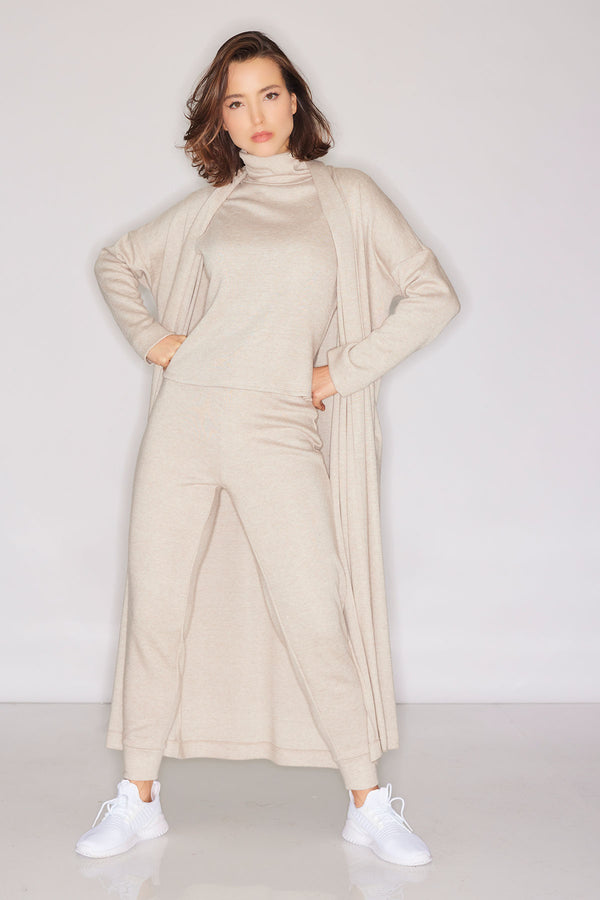 natori Himalaya Sweater Knit Joggers Cashmere