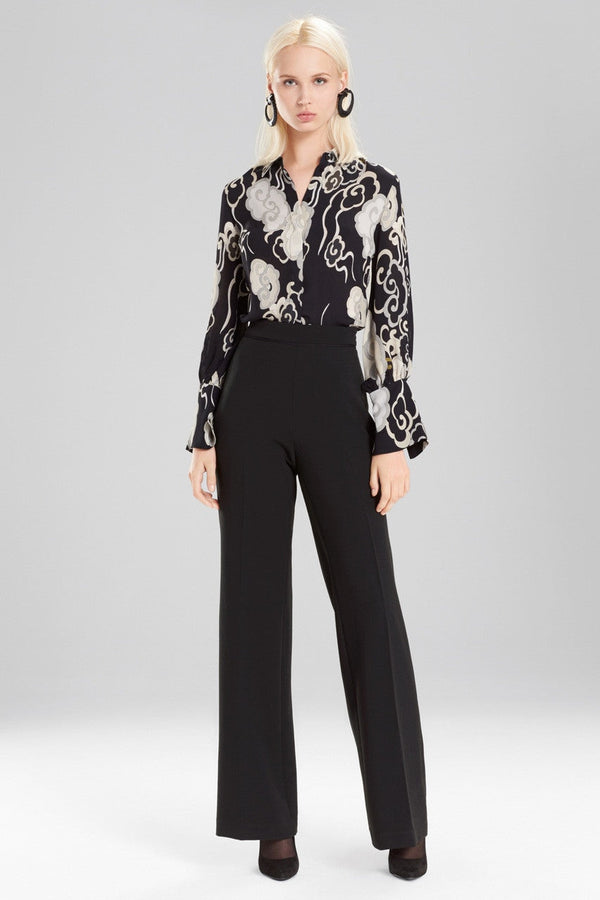 Natori Horn Dragon Clip Earrings Ebony