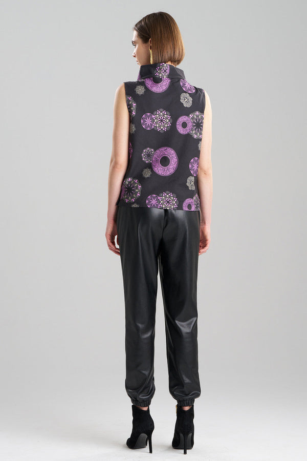 Natori Ikigai Funnel Top Black Multi