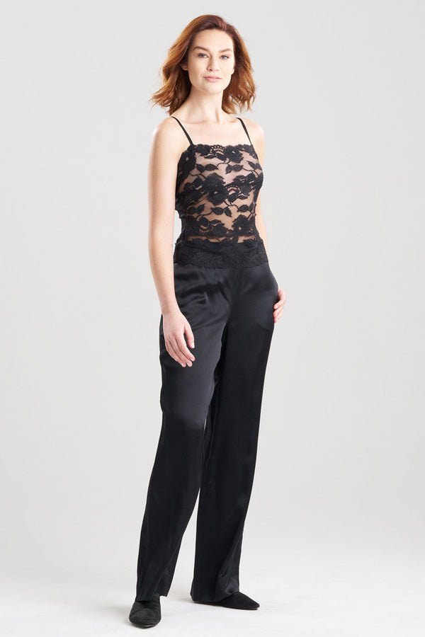 natori Imagine Allover Lace Cami Black