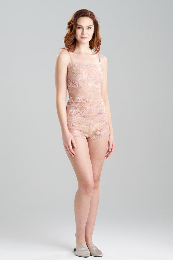 natori Imagine Allover Lace Cami Rose Petal
