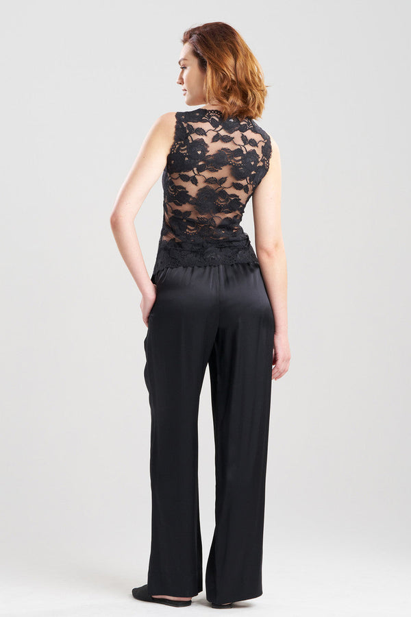 Natori Imagine Allover Lace Tank Black