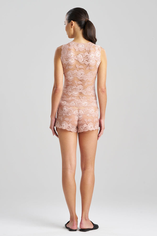 Natori Imagine Allover Lace Tank Rose Petal