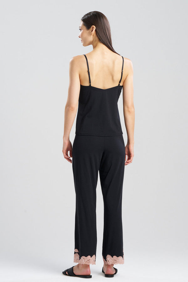 Natori Imagine Jersey Lace Cami PJ Black/Rose