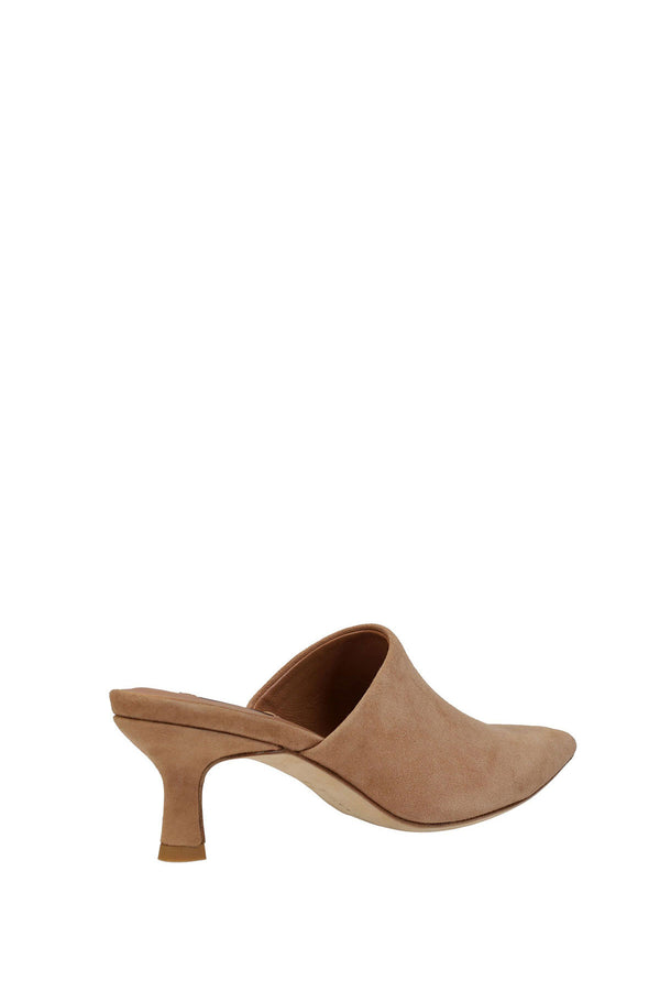 Natori Ine Suede Mule Heel Doe