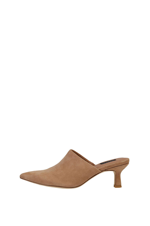 Natori Ine Suede Mule Heel Doe