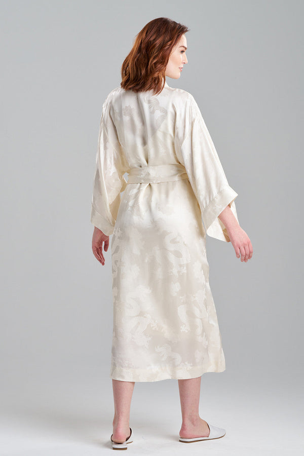 Natori Ines Dragon Robe Warm White