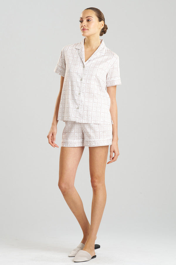 natori Infinity Cotton Sateen PJ Smoked Pearl