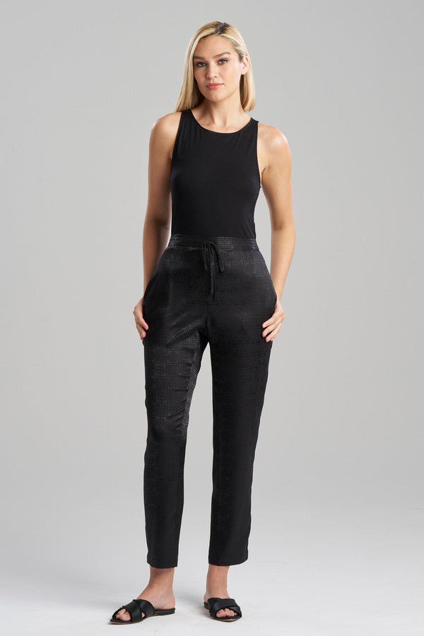 natori Infinity Jacquard Pants Black