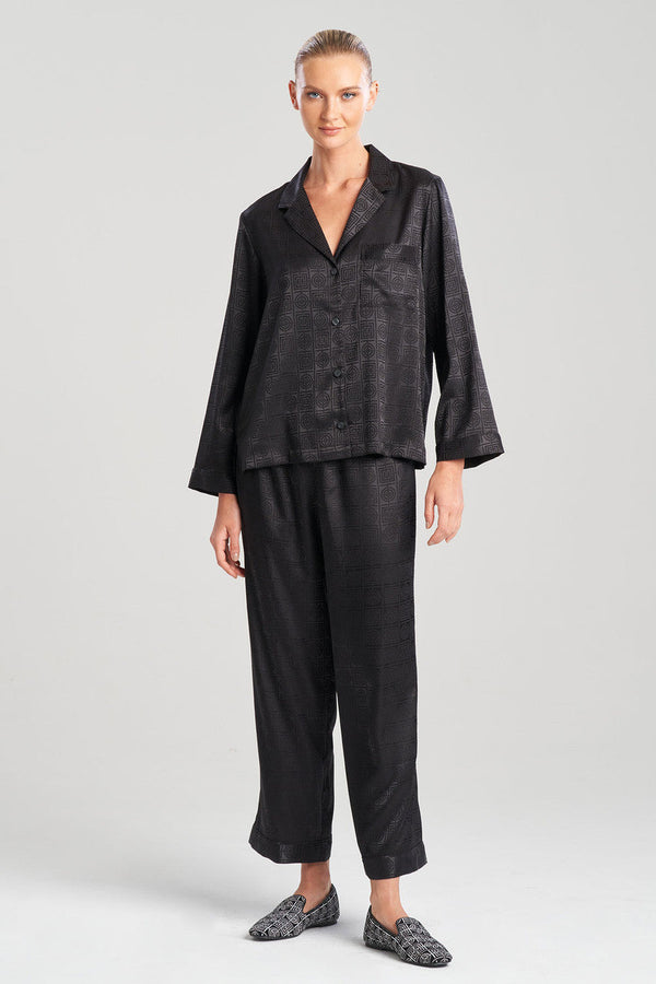Natori Infinity Jacquard PJ Black