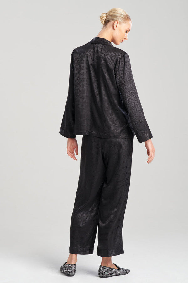 Natori Infinity Jacquard PJ Black