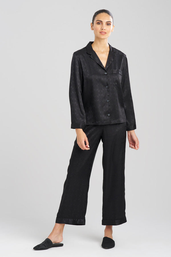 Natori Infinity Jacquard PJ Black
