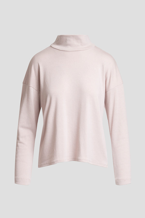 Natori Jersey Essentials Long Sleeve Top Cashmere