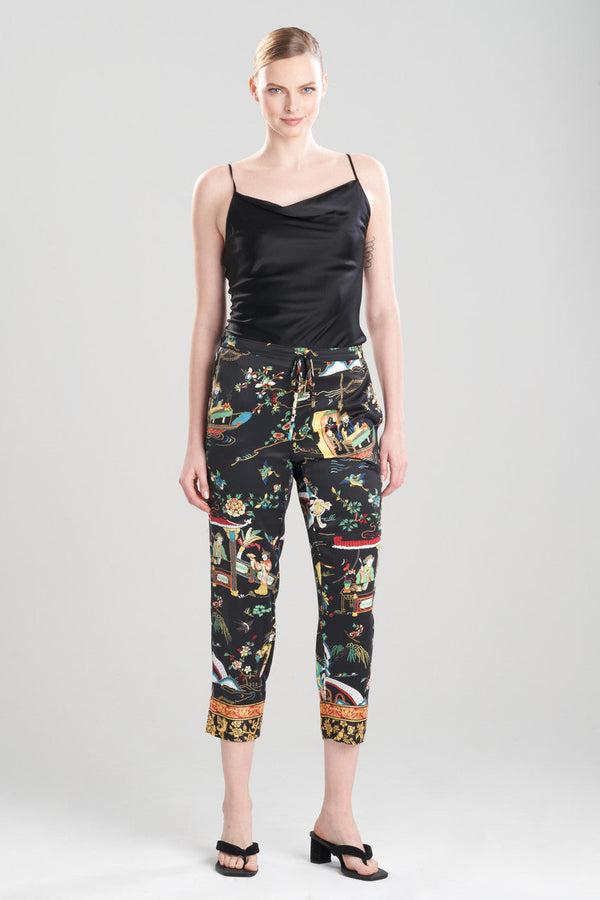 natori Kana Charm Pants Black Multi