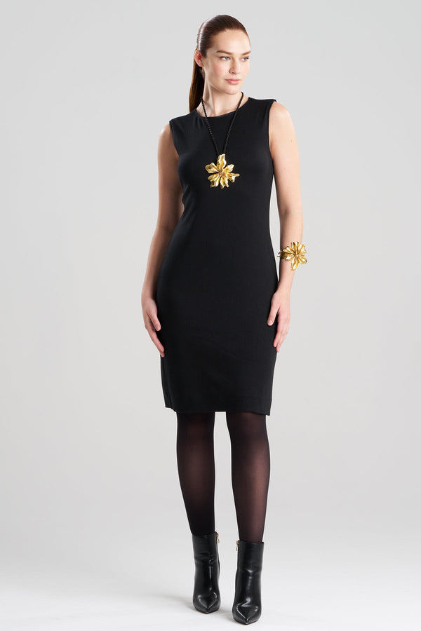 Natori Layering Jersey Sleeveless Dress Black