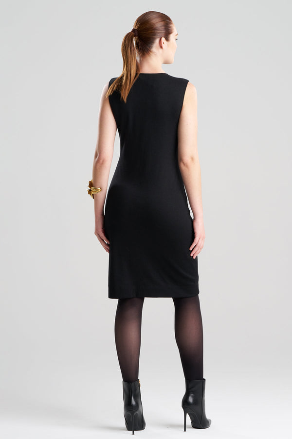 Natori Layering Jersey Sleeveless Dress Black