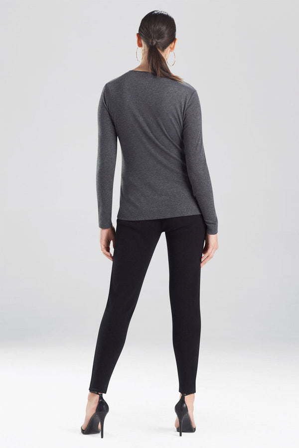 Natori Layering Long Sleeve Top Grey