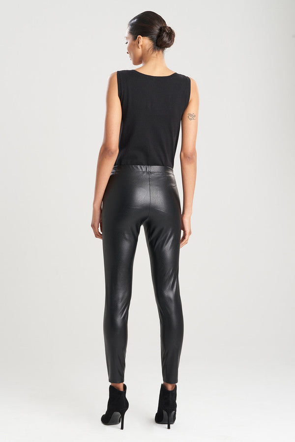 Natori Leatherette Leggings Black