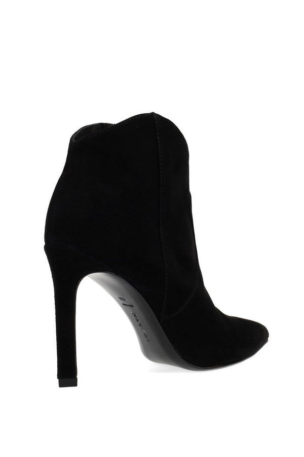 Natori Leiko Suede Heel Bootie Black