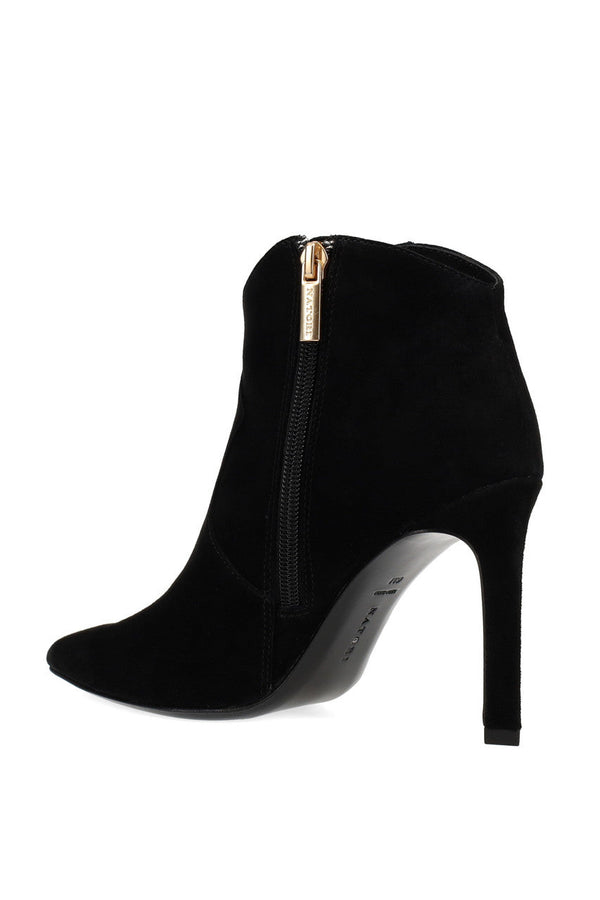 Natori Leiko Suede Heel Bootie Black