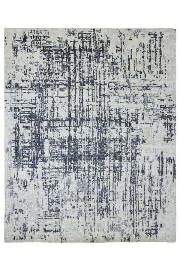 natori Lhasa- Abstract Blues Rug O/C