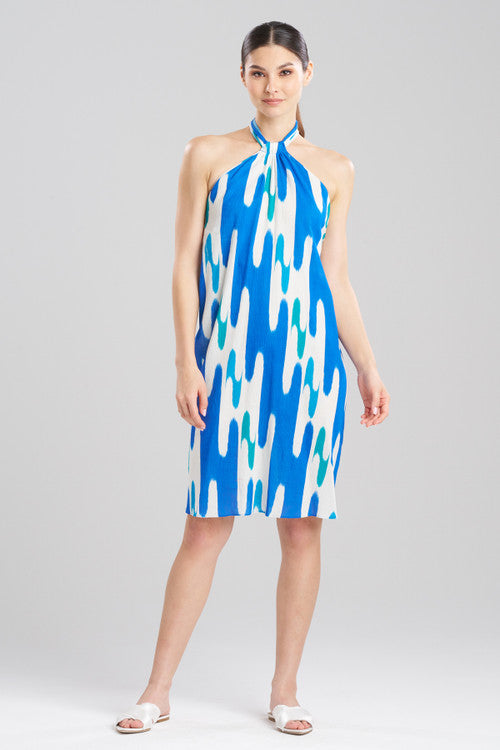 natori Lido Dress Lagoon