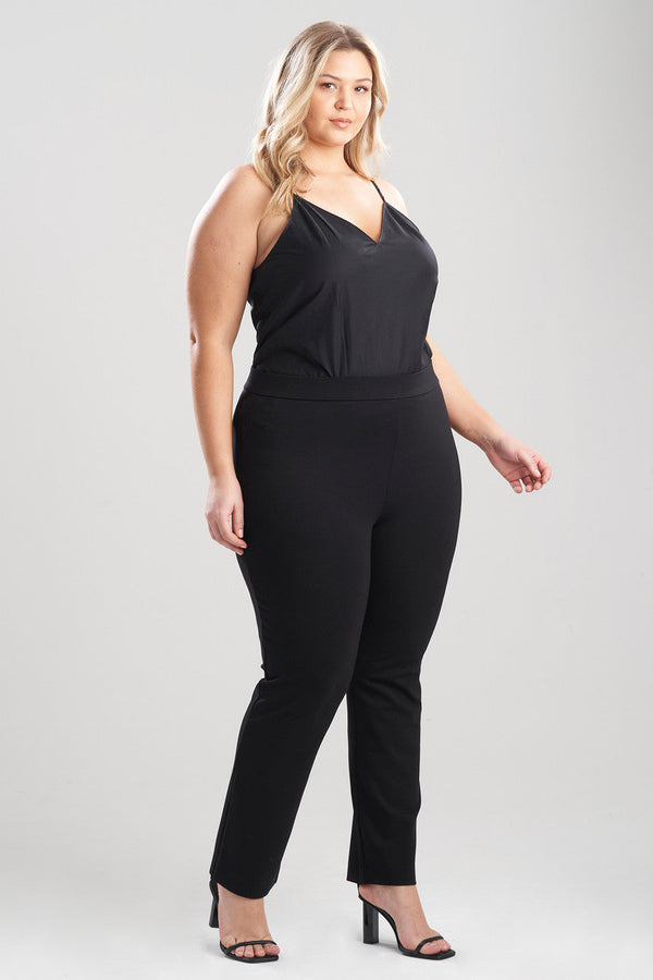 Natori Light Weight Ponte Slim Pants Black