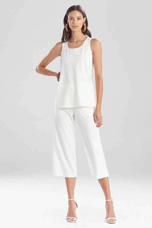 natori Light Weight Ponte Tank Snow